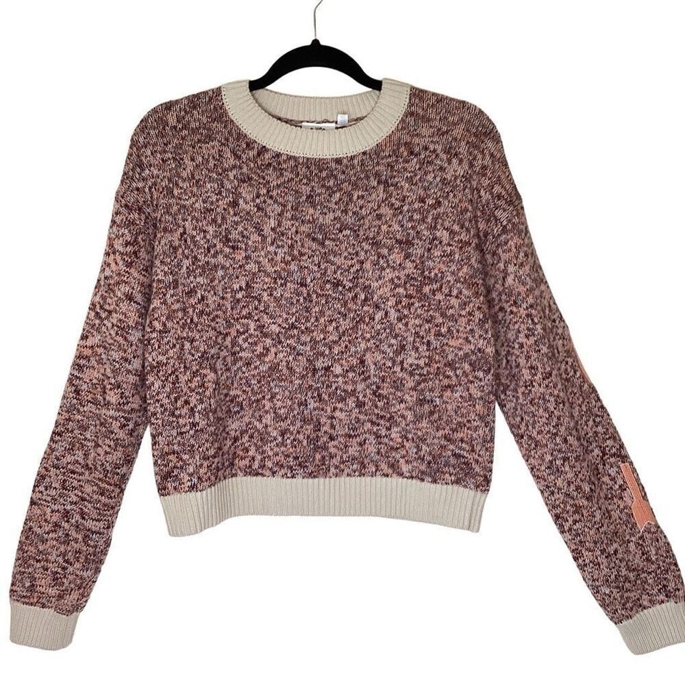 The Upside Ikat Arina Multi Red Cotton Cottagecore, Academia Sweater Size M/8